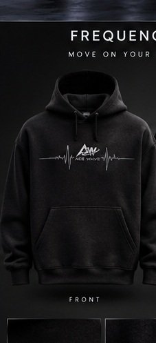 Frequency Hoodie front